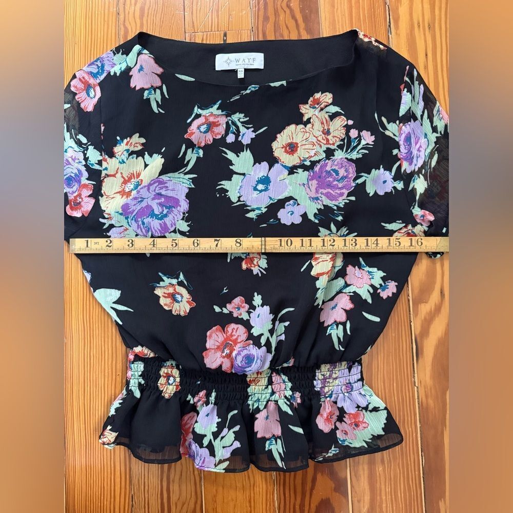WAYF Floral Top - Picture 6 of 7